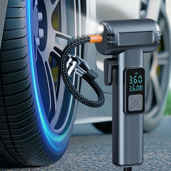 Универсальный автомобильный компрессор SW-201B 150 PSI с цифровым контролем давления