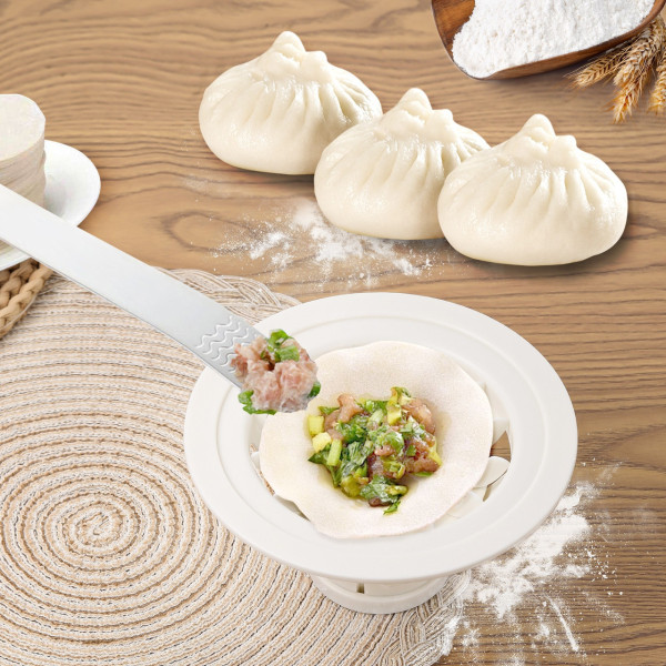 Аппарат Khinkali Maker для хинкали и пельменей, ручное приспособление для лепки, корпус пластиковый, черный