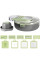 Многофункциональная овощерезка с контейнером Vegetable Cutter C351, тёрка для нарезки овощей с регулируемыми лезвиями