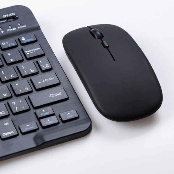 Клавиатура и мышь с Bluetooth AND 5370, перезаряжаемая, эргономичная