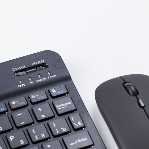 Клавиатура и мышь с Bluetooth AND 5370, перезаряжаемая, эргономичная