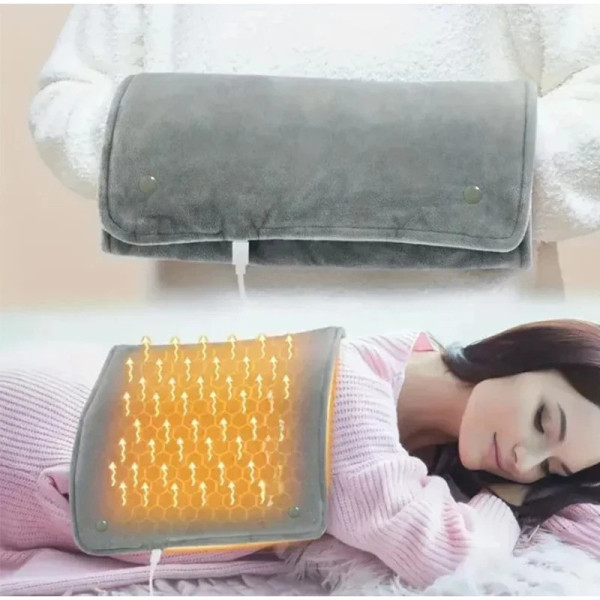 Многофункциональная USB электрогрелка для тела, ног и рук Grey