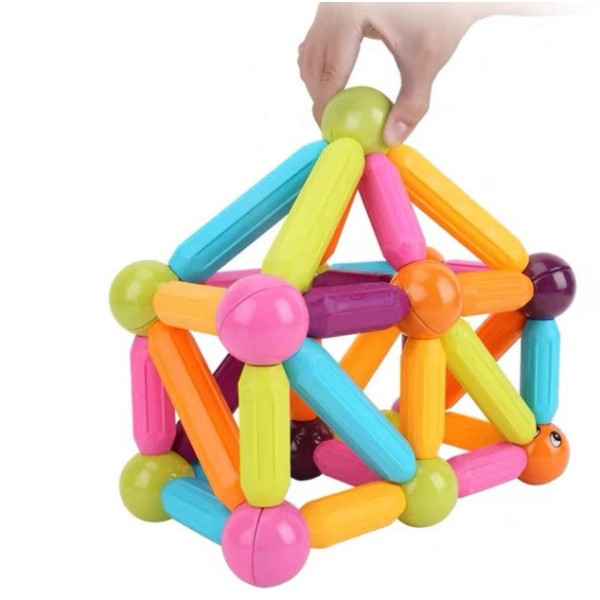 Магнитный набор Magnetic Sticks на 25 предметов, пластиковые фигурки в переносном кейсе