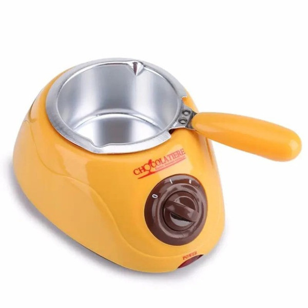 Прибор для фондю Chocolate Fondue Set из нержавеющей стали, с формами и дополнительными аксессуарами