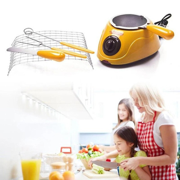 Прибор для фондю Chocolate Fondue Set из нержавеющей стали, с формами и дополнительными аксессуарами