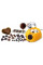 Прибор для фондю Chocolate Fondue Set из нержавеющей стали, с формами и дополнительными аксессуарами