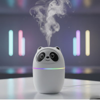 Ультразвуковой увлажнитель воздуха Panda Mist XS-168 детский LED подсветка Белый