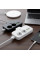Сетевой фильтр-удлинитель LDNIO SE2435, 2500 Вт, 2 розетки, 3 USB, 1 Type-C QC/PD, защита и выключатели