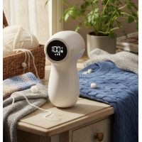Аккумуляторная беспроводная машинка JOYROOM JR-CY517 для удаления катышков с LED-дисплеем и шестью лезвиями