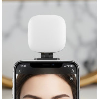 Селфи-лампа F622 LED с магнитным держателем MagSafe, 3 режима света, аккумулятор 1000 мАч, USB Type-C