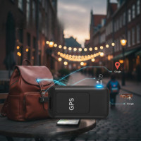 GSM GPS трекер GF-07 со встроенными магнитами для крепления Черный