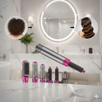 Мультистайлер 5 в 1 Hot Air Styler для разных типов волос с функциями придания объема + Коробка