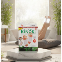 Пластырь-детокс для ступней для выведения токсинов KINOKI  упаковка 10 шт.