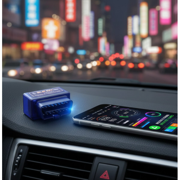 Автомобильный сканер OBD2 ELM327 v2.1 Bluetooth адаптер для диагностики авто Check Engine