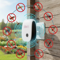 Отпугиватель Ультразвуковой от грызунов и тараканов PEST REJECT HC-9 от сети