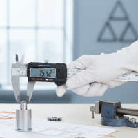 Цифровой штангенциркуль электронный Digital Caliper с LCD микрометр в кейсе