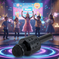 Беспроводной микрофон караоке с колонкой Bluetooth USB Wster WS-858