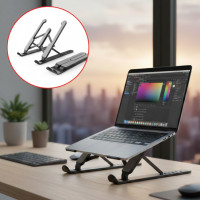 Подставка для ноутбука регулируемая складная LAPTOP STAND