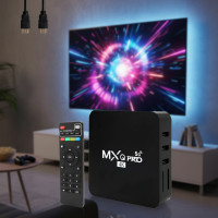 Смарт-ТВ приставка Android TV Box MXQ 4K Pro 5G 4/64 ГБ с пультом, Wi-Fi, поддержкой 4K