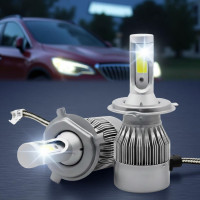 Комплект светодиодных автомобильных LED ламп C6 H4 5538 30 Вт 5500Lm для ближнего и дальнего света