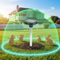 Ультразвуковой отпугиватель для кротов и змей Solar Roden на солнечной батарее