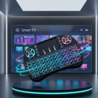 Мини клавиатура с  подсветкой и тачпадом   для Android TV BOX UKC MWK08/i8 LED