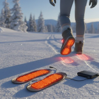 Стельки с подогревом универсальные USB  35-40 Черные