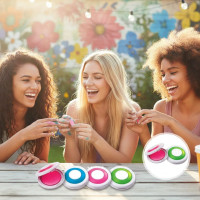 Временная краска для волос Hot Huez Цветная пудра,  Разноцветные красители тени для детей