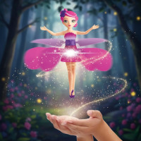 Интерактивная кукла летающая фея Flying  с зарядкой от USB 20см