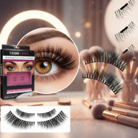 Накладные линии ресницы на магнитах набор 3 Second Lash Magnetic Eyelash Kit
