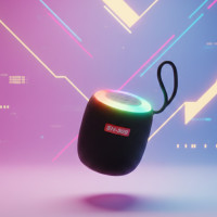 Портативная колонка SH309 100 Вт с насыщенным звуком черная