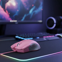 Компьютерная игровая мышь Lancehead Tournament Edition Pink проводная с подсветкой Розовая