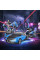 Авто Трансформер Bugatti Robot Car Size 1:18 Синяя, красная машинка с пультом