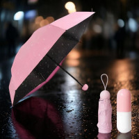 Мини-зонт в футляре , Карманный мини зонт в капсуле Umbrella