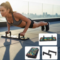 Доска для отжиманий спортивная для отжиманий 14 в 1 Foldable Push Up Board платформа для тренировки