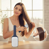 Массажная расчёска Hair Straightener AND LY-639 с функцией самоочистки для всех типов волос