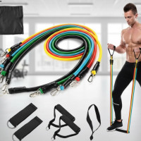 Эспандр Treaning Pro для атлетических упражнений / 5 жгутов Power Bands