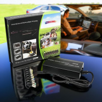 Автомобильная зарядка для ноутбука от прикуривателя, Универсальное сетевое зарядное устройство для ноутбуков
