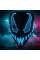 Маска Venom Aurora с синей неоновой подсветкой