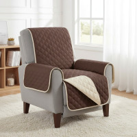 Накидка на кресло Двустороннее покрывало Dy Couch Coat - Коричневая