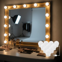 Лампочки для гримерного зеркала Vanity Mirror Lights LED  10 шт 3 режима