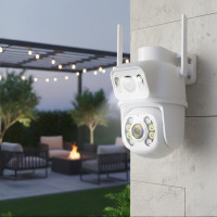 Уличная Wi-Fi IP камера видеонаблюдения PTZ 12MP SD39 4G с поворотом, датчиком движения и ночным видением