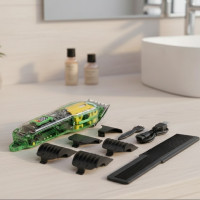 Машинка для стрижки волос HAIR CUTTER LY-452 прозрачная аккумуляторная