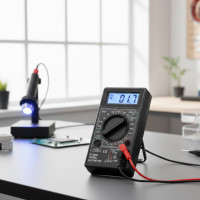 Универсальный мультиметр тестер-вольтметр Digital Multimeter DT-830B цифровой