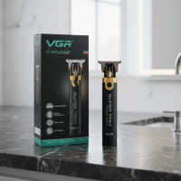 Профессиональный Триммер VGR V-082 Машинка для стрижки для волос и бороды с 3 насадками