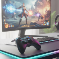 Джойстик проводной USB для икс бокс 360 Red box Геймпад проводной для 360 и ПК