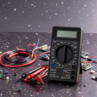 Цифровой  Мультиметр DT-838 тестер, вольтметр, амперметр + термопара, тестер для измерения напряжения