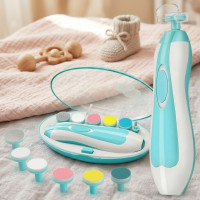 Аккумуляторная детская пилочка триммер для ногтей и 6 насадок NAIL TRIMMER XL-667