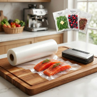 Вакуумные пакеты для еды vaccum bag 25 см для пищевых продуктов