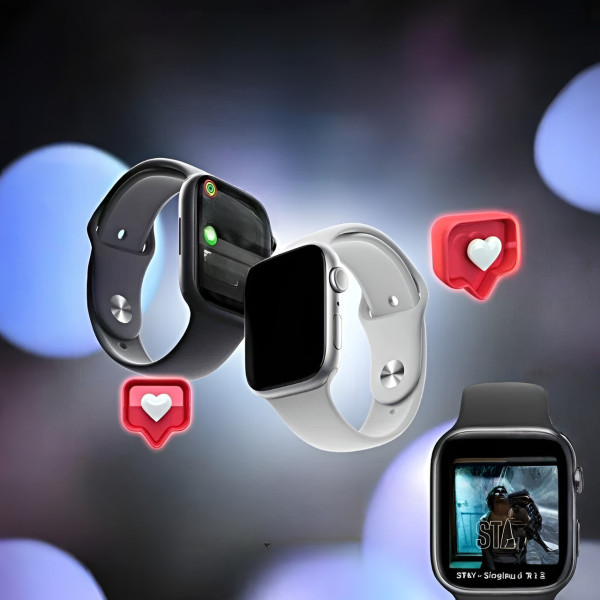 Умные часы Watch X8 MX фитнес часы с шагомером спортивные черный